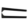 1Pair Rear Window Side Spoilers Gloss Black Air Resistance Reduction
