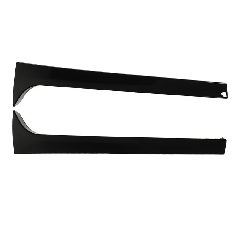 1Pair Rear Window Side Spoilers Gloss Black Air Resistance Reduction