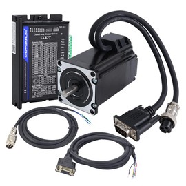 STEPPERONLINE Closed Loop Stepper Motor 1 Axis CNC KIT 2.0 Nm/283.28oz.in Nema 23 Motor & 0-8.0A 24-48VDC Closed Loop Stepper Driver CL57T V4.1