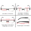 4-pack Rectangular Reading Glasses with Spring Hinges Includes Sunshine Readers