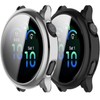 2Pack Case Compatible with Garmin Vivoactive 6 Screen Protector Case