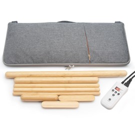 Goodtar Hot Bamboo Massage Warmer Bag w/ 8 PCS Warm Bamboo Sticks, Portable Professional Electric Heater for Stone, Digital Temperature Controller