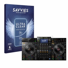 Savvies 6 Pack Screen Protector compatible with Pioneer XDJ -XZ Protection Film Clear