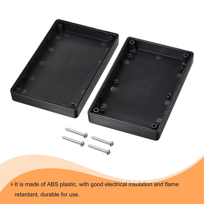 sourcing map Waterproof Junction Box 125x80x32mm ABS for Electrical Project