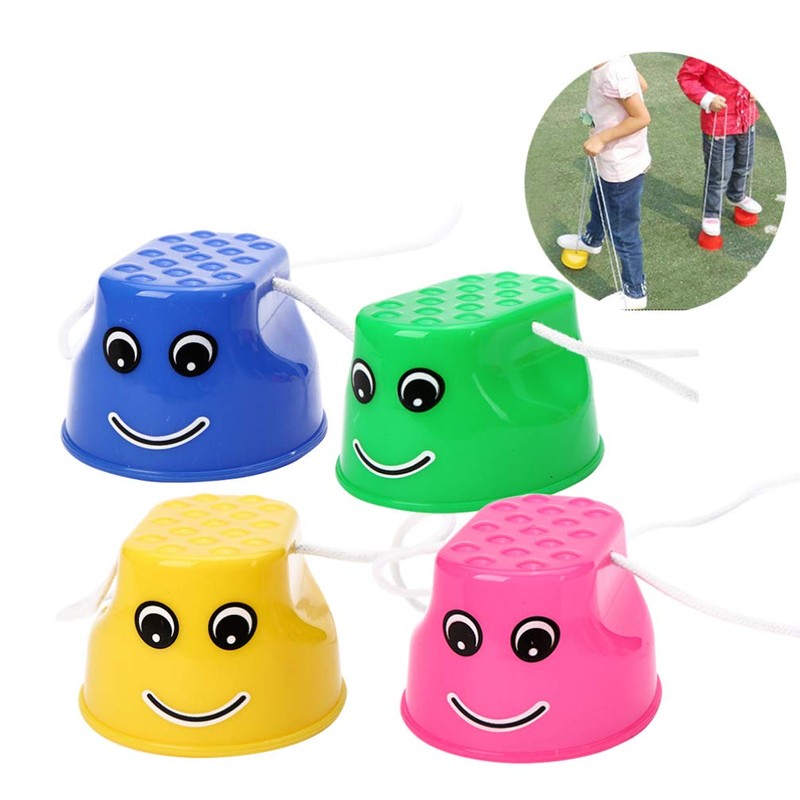 Toddmomy 4pcs Bucket Stilts Kid Stilt Walking Cup Children Stepper