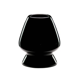 ECOLEMON Large Opening Matcha Whisk Holder for Shin Chasen, Black Matcha Whisk Stand, Chasens Holder, Kusenaoshi, Bamboo Whisks Reshaper