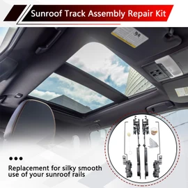 Sunroof Repair Kit for 2000-2014 F150 2005-2016 F250 F350 F450, 2000-2017 Lincoln Navigator Mark LT | Sunroof Track Assembly Replaces# 02ESR1201ABK