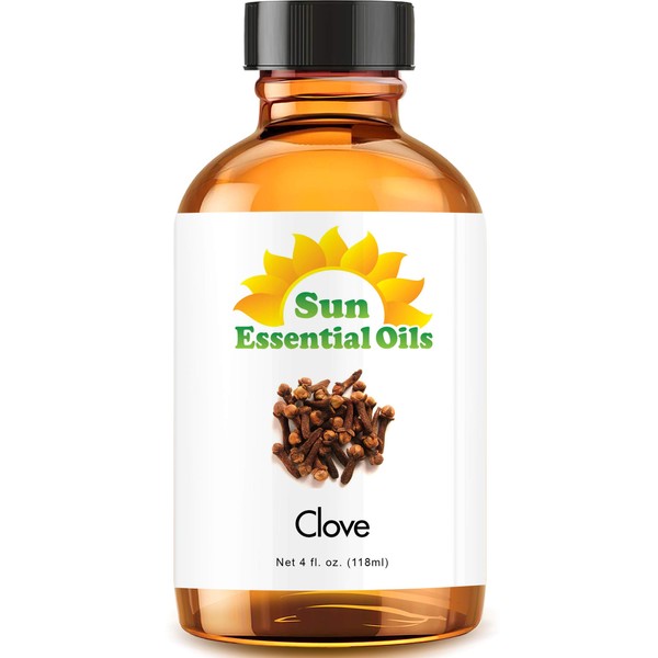 Sun Essential Oils 4oz - Clove Essential Oil - 4 Fluid Ounces