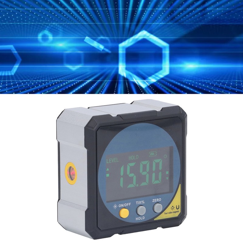 Digital Angle Finder Laser Magnetic Inclinometer Box Gauge Electronic Protractor