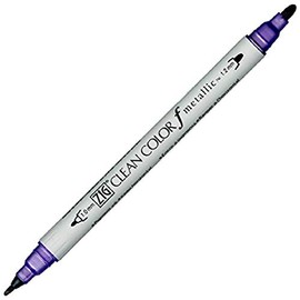 呉竹 ZIG クリーンカラーf メタリック バイオレット TCS-8000-124
