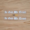 in God We Trust Lettering Sticker Decal Vinyl American -