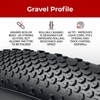 Fincci Gravel Bicycle Tyres 700x38c - Pair Foldable Tires 28