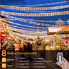 Ollny Ollny Lichterkette au?en, 80 M 800 Led Lichterkette innen