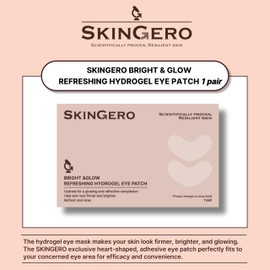 SKINGERO BRIGHT & GLOW REFRESHING HYDROGEL EYE PATCH (1 pair)