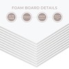 AUEAR, 10 Pack 8x10 White Foam Boards, Foam Core Poster