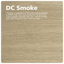 Rubio Monocoat Wood Stain & Finish 65 ft² - DC Smoke | Oil Plus 2C | Quick-Dry, Eco-Friendly Linseed Wood Oil for Indoor Use, Includes Accelerator (Part B) | Protector | 130 ml