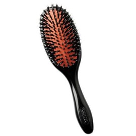 denman Cushion Brush D81 Medium Black Total Length About 215 mm Wide 60 mm