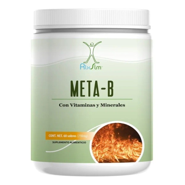 Meta-b Con Vitaminas Y Minerales Oficiales De Natural Slim Sin
