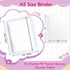 SHANGRLA Large 5x8 and 5x7 Index Card Binder Holder with