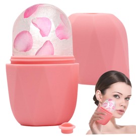 Reusable Face Ice Roller Beauty Tool, Cooling-Feel Facial Roller for Skincare Prep and Self-Care - Wedhapy Ice Reusable Silicone Ice