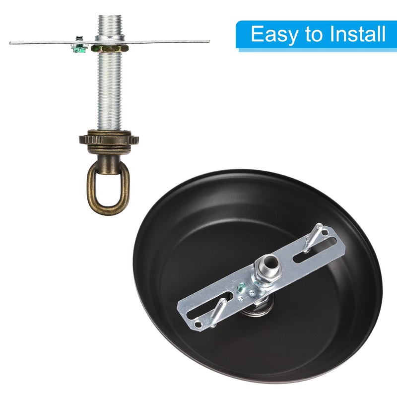 PATIKIL 4" Universal Light Fixture Cross Bar Kit, 1/4 IP