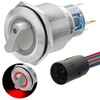 UL Listed 22mm Selector Switches Rotary Switch On Off 2
