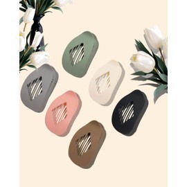 6 Pack Flat Hair Clips for Women – Non-Slip Duckbill Hair Barrettes for Thick & Thin Hair, Neutral Tones Hair Accessories for Styling, Sectioning, Everyday Wear