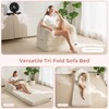 MAXYOYO Folding Sofa Bed, 2 in 1 Convertible Sofa to