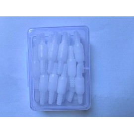 Hecatelly 20 Pack Oxygen Tubing Connector, 360° Rotation Cannula Connector