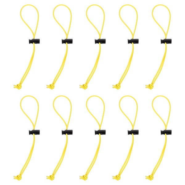 HARFINGTON 10pcs Elastic Cable Tie 9.84" Multipurpose Extra Thick Cable