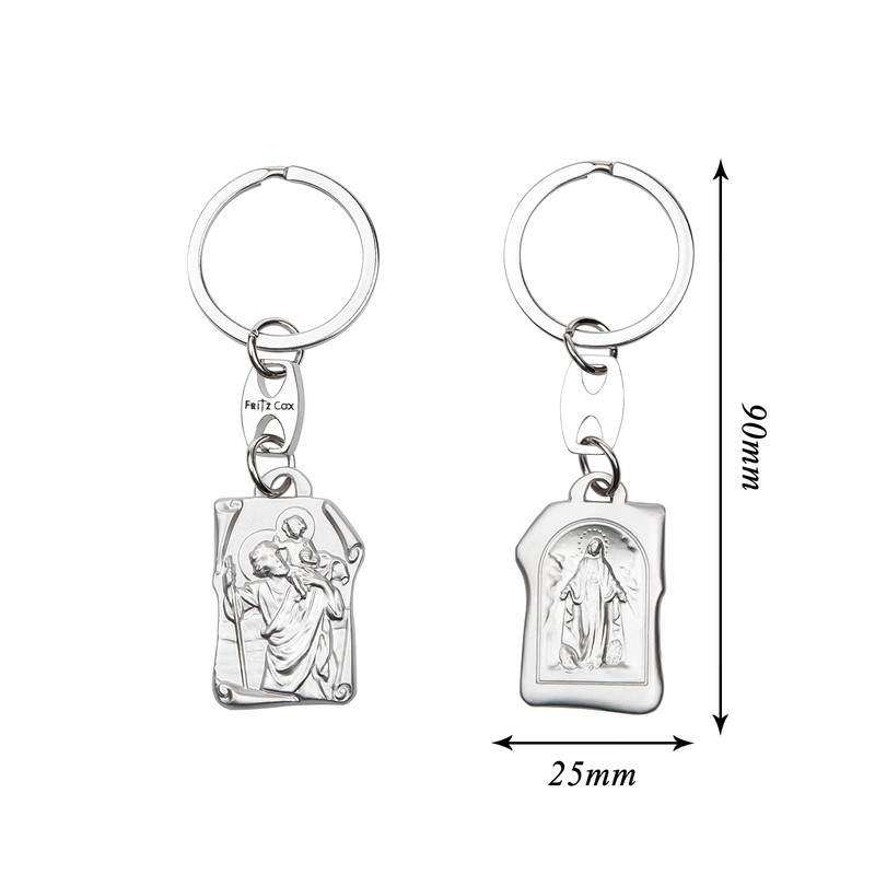 Fritz Cox® Patron Saint of Travellers - Saint Christopher Keyring
