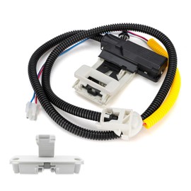 Qagea W11307244 W10682535 Washer Lid Lock Assembly (3-Wire) with W10837741 Lid Strike, Fit for Whirlpool Maytag Amana Kenmore, Washing Machine Door Latch Replaces W10838613 W10838613VP W11253733