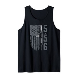 5.56mm Ammo AR15 M4 Rifle Owner - 2nd Amendment Pro Gun Tank Top