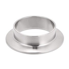 sourcing map KF50 304 Stainless Steel Vacuum Pipe Welding to Ferrule 20 mm / 0.78 Inch Height