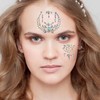 7 Face Gemstone Stickers, Festive Rhinestone Glitter Face Temporary Tattoo