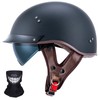 VCOROS Half Helmet Motorcycle DOT Approved Open Face Helmet with