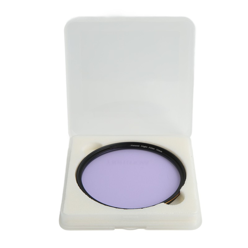 Lightdow Clear Natural Night Filter Light Pollution Reduction Camera Lens
