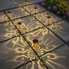 Go2garden 6Pcs Garden Solar Lights Outdoor Stakes Decorative Lighting for