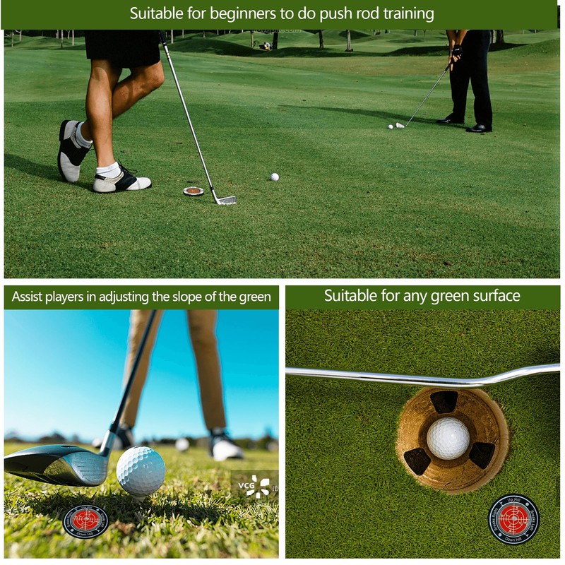 1Pcs Premium Golf Green Reader Level Ball Marker, High Precision