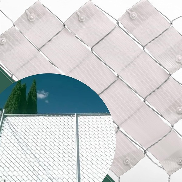 Pro Cinta, Chain Link Fence Privacy Tape, Privacy slats, White,