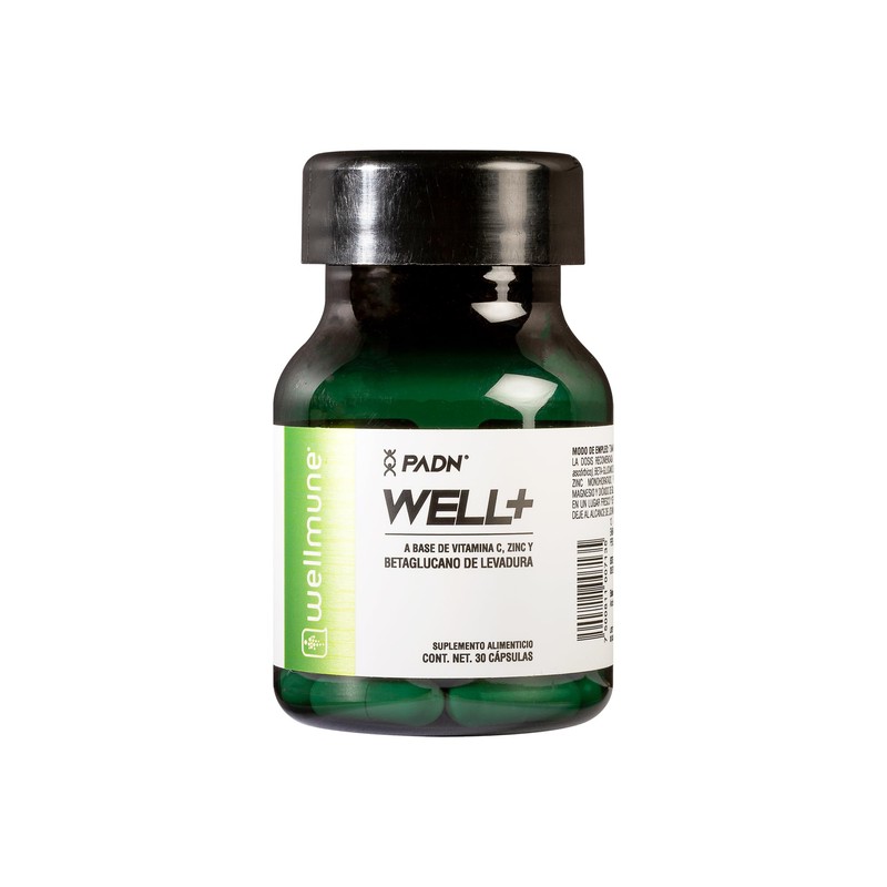 WELL+ Wellmune | Betaglucano de Levadura | 30 Cápsulas |
