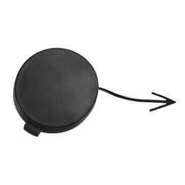 Create idea Front Bumper Tow Towing Hook Eye Cover Compatible with Fiesta 2012-2017 C1BB17A989AA 1805922 Plastic Black Automotive Parts