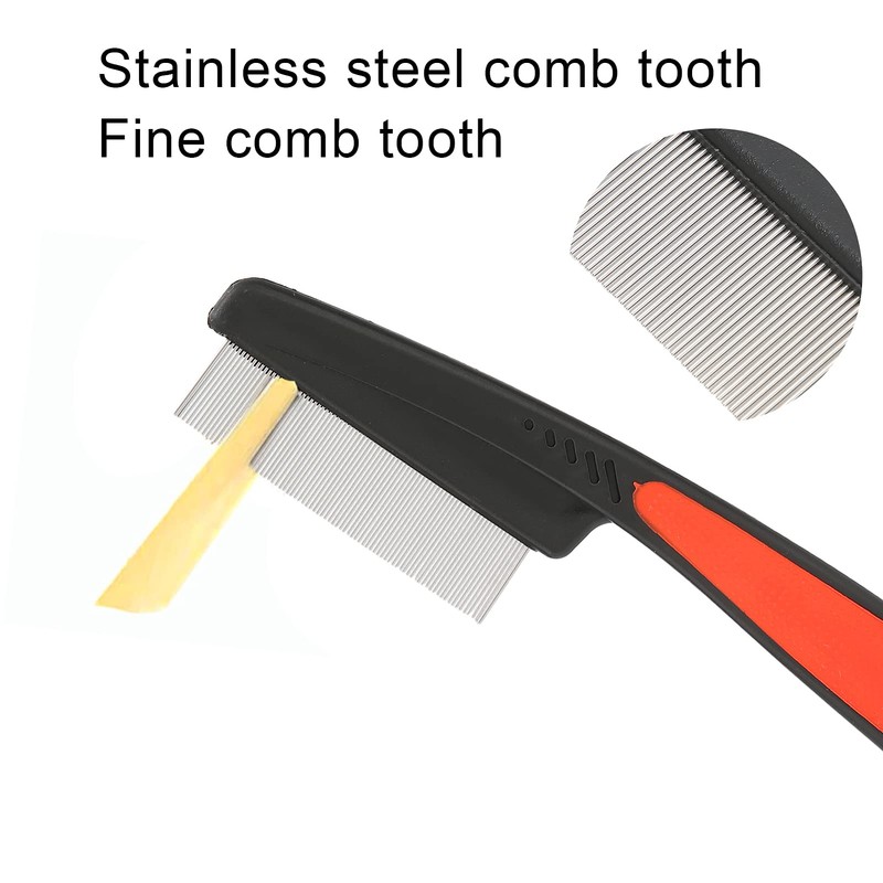 Lice Comb Metal Nit Comb Human Extra Fine Stainless Steel