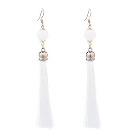 Uranian Tassel Earrings for Women Bohemian Drop Dangle Earrings Fashion Jewelry for Girls, Zinc, No Gemstone