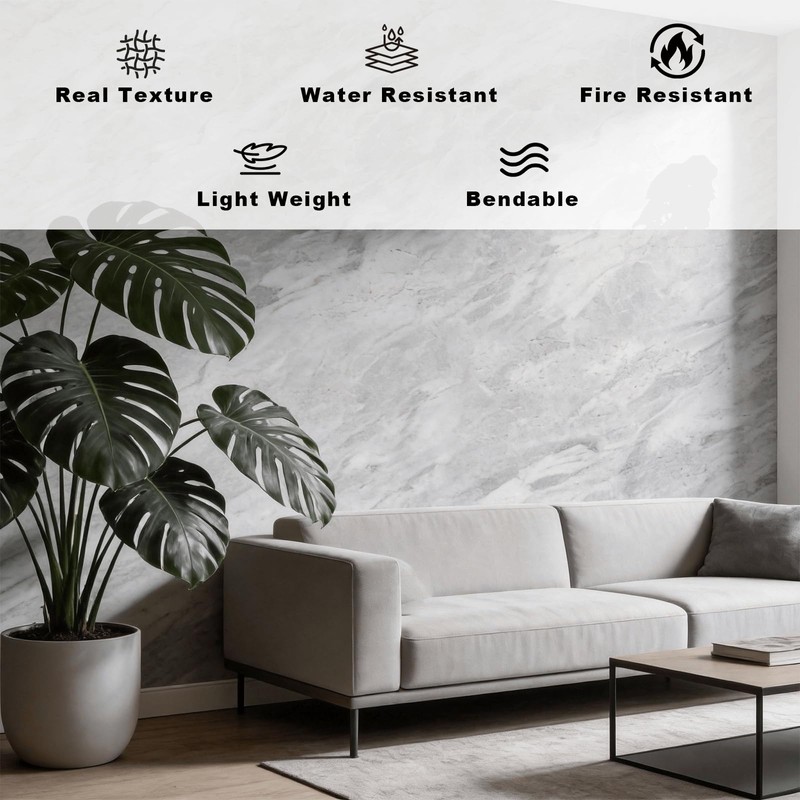 3D Wall Panels - 4PCS 47.2"x23.6" Faux Stone Wall Covering