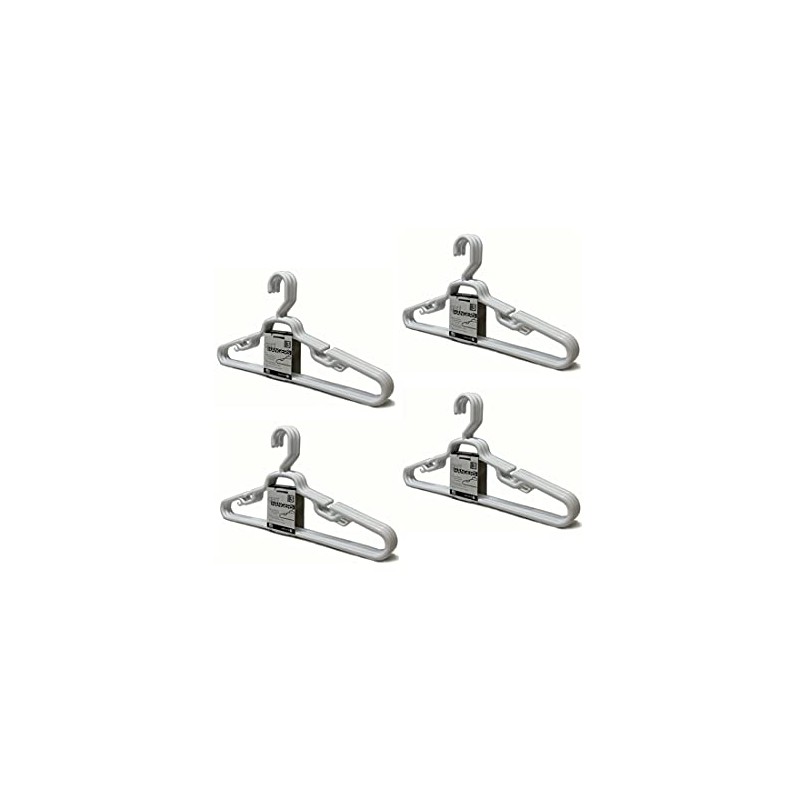 19" Heavy Duty Plastic Hangers - Set of 12 -