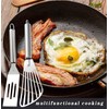 4Pcs Mini Brownies Serving Spatula Set Fish Spatula and Stainless