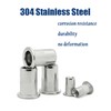 SAE Rivet Nut Kit 216cs 8-32 10-24 1/4-20 3/8-16 5/16-18