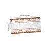 COLLBATH Dinner Tablecloth Waterproof Plastic for Home Decor Construction Theme