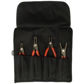 Knipex Tools 9K 00 80 21 US Precision Circlip Snap-Ring Pliers Set (4 Piece)